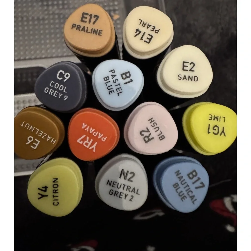 Artsmith Illustration Markers Set of 12  Colors‎ (In Description)